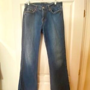 Lucky Brand Dungarees "Sweet and Low" blue Jeans size 31/12